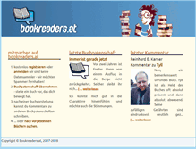 Tablet Screenshot of bookreaders.at